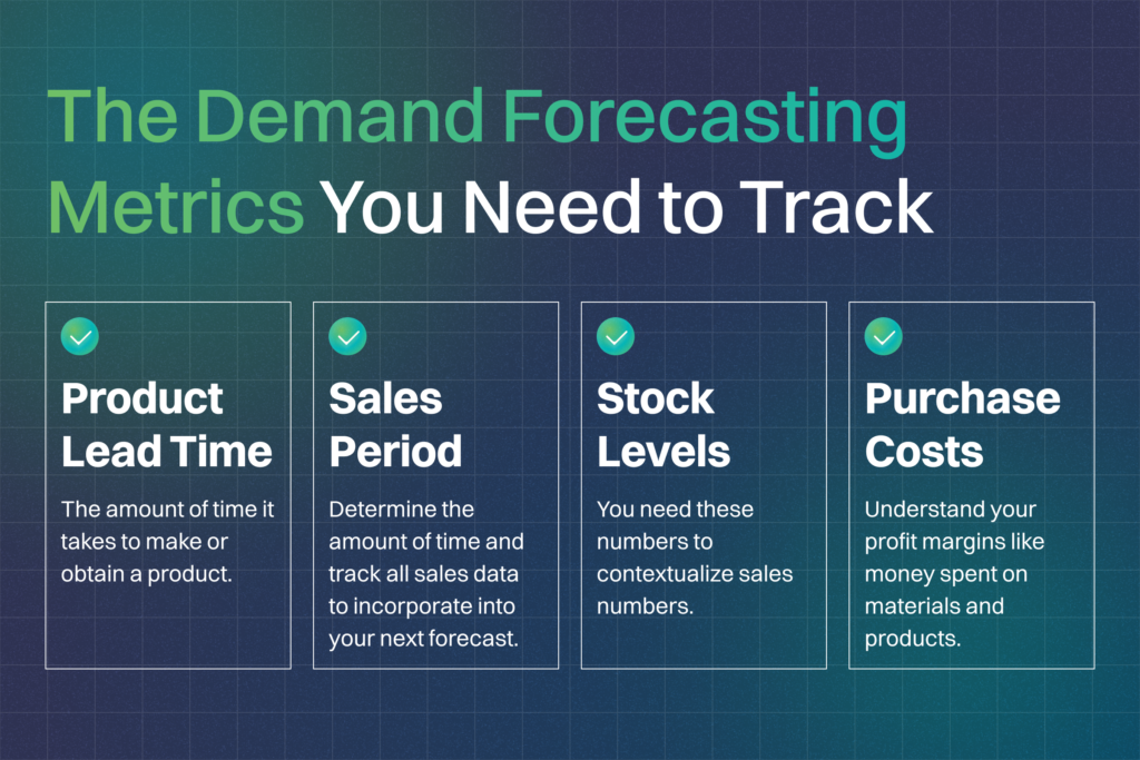 demand forecasting metrics