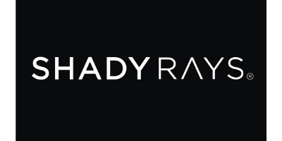 Shady Rays logo black background